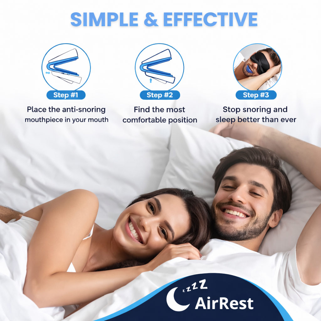 AirRest™ 2025 | Anti-Snoring and Anti-Sleep Apnea Mouthpiece