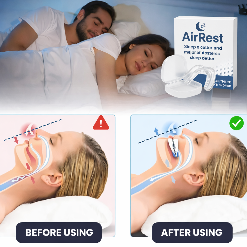 AirRest™ 2025 | Anti-Snoring and Anti-Sleep Apnea Mouthpiece